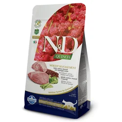 N&D Quinoa Cat Weight Management, Kinoa i Jagnjetina - 1.5 kg