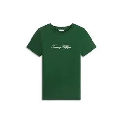 TOMMY HILFIGER Majica zelena/bela