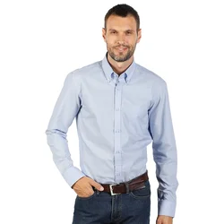 EXPLODE OXFORD LSL MEN Muška košulja dugih rukava Boja: Svetlo plava Veličina: 3XL