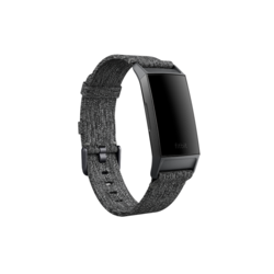Fitbit FB168WBGYL Charge 3 remen Woven, Charcoal, Large
