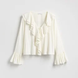 Reserved - Bluza s volanima