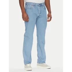 Levis Jeans hlače 501 00501-3708 Modra Straight Fit