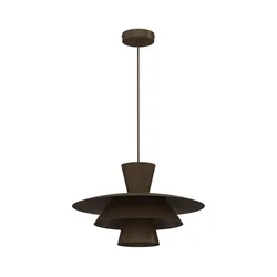 Luster na sajli PLATO 1xE27/15W/230V braon