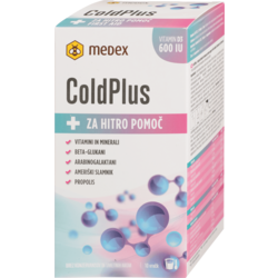Medex Prehransko dopolnilo ColdPlus, 10 kos