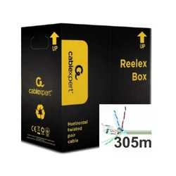 GEMBIRD FPC-6260E-SOL FTP kabl, cat.6 Indoor solid 23AWG, 0.57mm premium CCA, 305m Beli