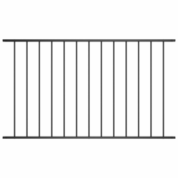 Ogradni panel Woerden čelik s praškastim premazom 1,7x1 m crna