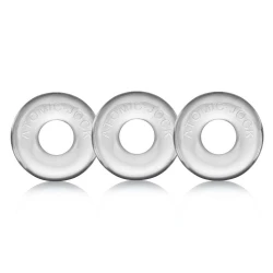 Oxballs Ringer Cockring Clear 3 Pack
