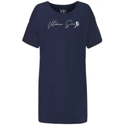 VIVANCE Večerna obleka temno modra/naravno bela