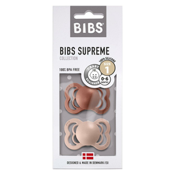 bibs® ortodontska duda supreme silicone woodchuck & blush