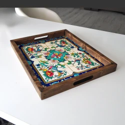 Aberto Design Poslužavnik REF022 48 x 38 x 4 cm, Šareni
