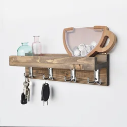 Hanah Home Kuhinjska polica 40x11x11cm Orah