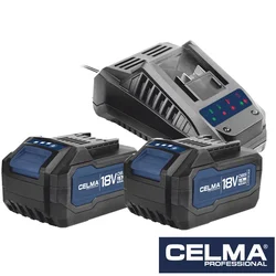 shumee Celma Professional OBS 2x 4,0 Ah 18V baterijski paket + polnilnik OBS-LD1