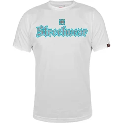 011Shop Muška majica kratkih rukava 011 streetwear blue, Bela