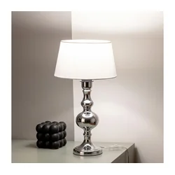 BRILAGI - Stona lampa CERIA 1xE27/60W/230V prečnik 25 cm sjajni hrom/bela