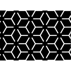 Bertoni Home Unisexs Rectangular Table Pad Star