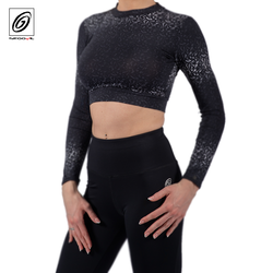 CROP TOP BLACK GRADIENT