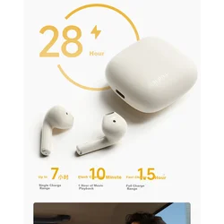 Edifier Bluetooth slušalice Flower Zero Air, Bele