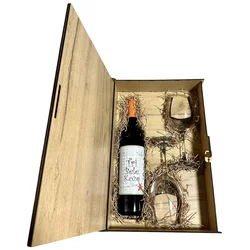 Erdevik Tri Bele Koze Gift Box 2 čaše