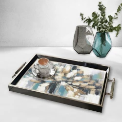Aberto Design Poslužavnik TPG9841 50 x 29 x 3.5 cm, Šareni