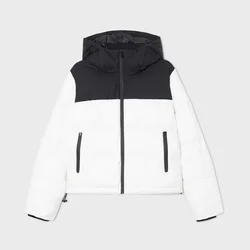 Cropp - Prošivena puffer jakna s kapuljačom - white