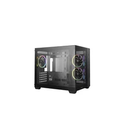 DeepCool Kućište CG330, ARGB 3F, R-CG330-BKNGM3-G, Crno
