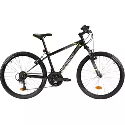 Brdski bicikl Rockrider ST 500 24 za djecu 9 - 12 godina crni
