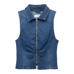 Pull&Bear Bluza temno modra