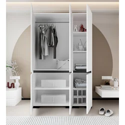HANAH HOME Ormar Floransa 135 White Anthracite v2