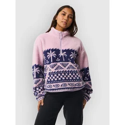Rip Curl Bossa Nova 1/4 Zip Polar Half-Zip Fleece Swe lilac