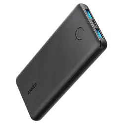 Power bank Anker PowerCore III Slim - prijenosna baterija s PowerIQ i VoltageBoost tehnologijama za maksimalnu zaštitu uređaja za vrijeme punjenja - 10000 mAh - crni