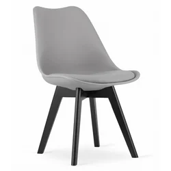 ModernHome Set od 4 trpezarijske stolice, Sivi
