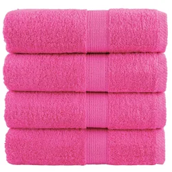 Premium ručnici za pranje SOLUND 4 kom. ružičaste 30x30 cm 600 g/m2