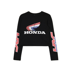 Cropp - Majica kratkih rukava s printom Honda - CRNO