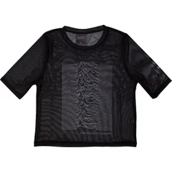 Joy Division Unknown Pleasures (Mesh) Black S Ženske Majica