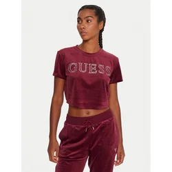 Guess Majica V3BI01 K0232 Bordo rdeča Regular Fit