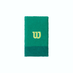 Wilson EXTRA WIDE W WRISTBAND, znojnik teniski, zelena