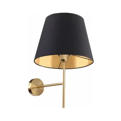 Zidna lampa ELENA 1xE27/20W/230V crna
