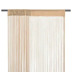 Končane Zavjese 2 kom 140x250 cm Bež