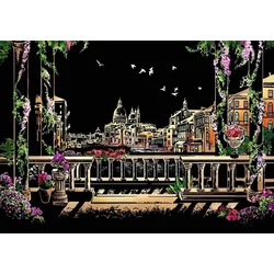 shumee Magic Scratch Card Venice 40x28 cm