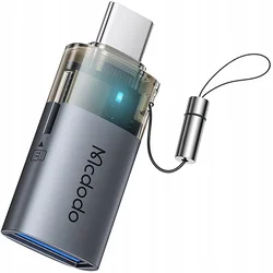 MCDODO OT-7600 ADAPTER 2U1 USB-A NA USB-C, SA ČITAČEM Kartica