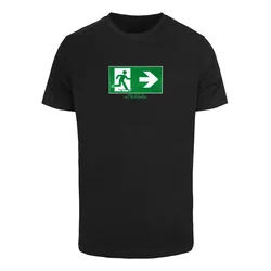 MISTER TEE moški T-shirt Skate Exit black