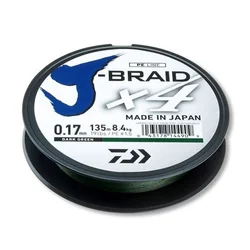 J-BRAID X4 0.07mm 135m DARK GREEN (12741-007)