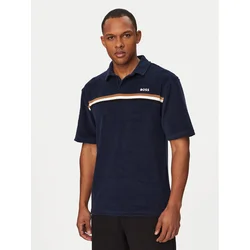 BOSS Polo majica Iconic 50561186 Mornarsko modra Regular Fit