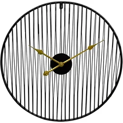 Dizajnerska stenska ura Decore 2 Black 60cm
