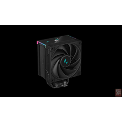 DeepCool AK500S DIGITAL, CPU cooler with status display and ARGB LED strips, noise up to 28db, 1x120mm fan