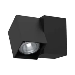 Brosline 2292 - Zidno spot svetlo CUBE 1xGU10/10W/230V crno