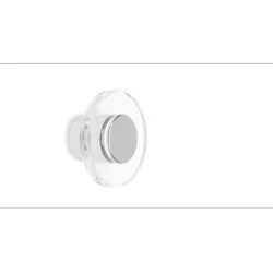 Dugme 414 WATER Transparent + Hrom ( 617-311 )