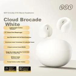 QCY Bluetooth slušalice C10, Bele