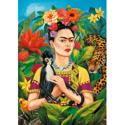 Trefl - Puzzle Premium Plus: Portret Fride Kahlo - 1 000 kosov