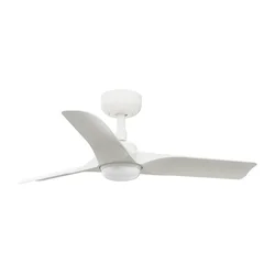 FARO 33824-1TW-LED prigušiva ventilator HEY S LED/10W/230V 2700/3000/4000K bela +daljinski upravljač